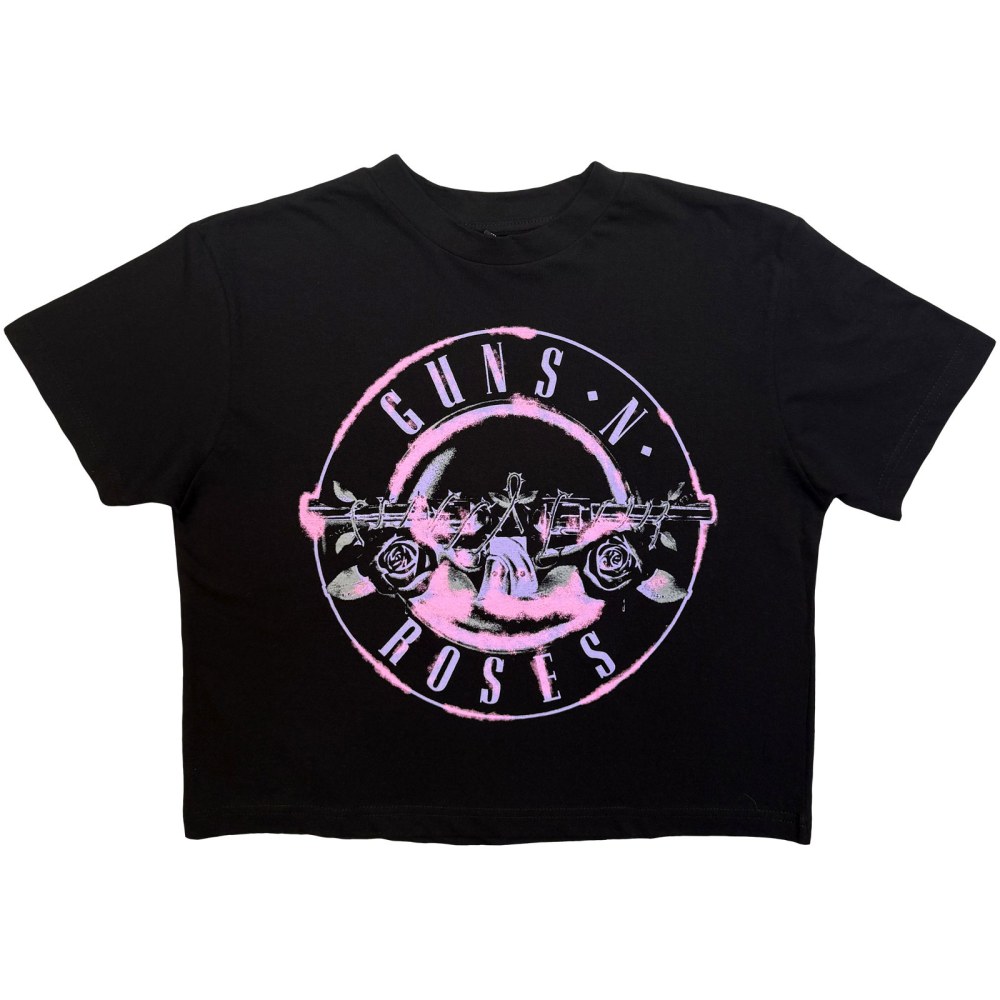 Guns N' Roses - Pink Bullet Crop top - Schwarz